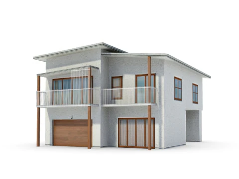 64 sets of housing construction 3D Model