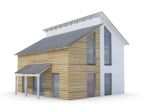 64 sets of housing construction 3D Model