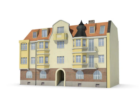 64 sets of housing construction 3D Model