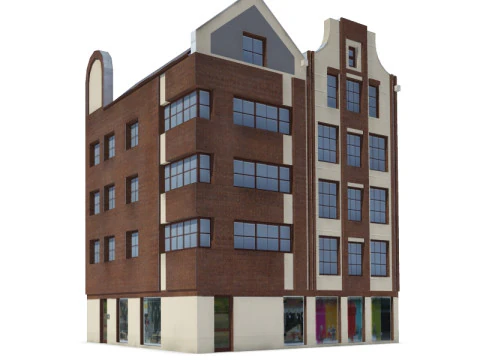 64 sets of housing construction 3D Model