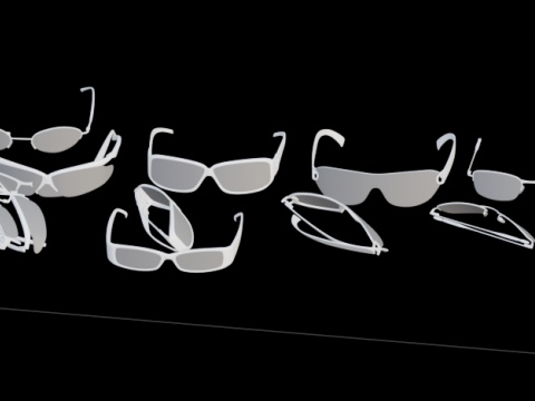 신발 백팩 일용품 3D 모델