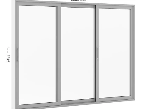 50 Window Models 3D Model