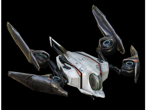 Science fiction spacecraft 3Dモデル