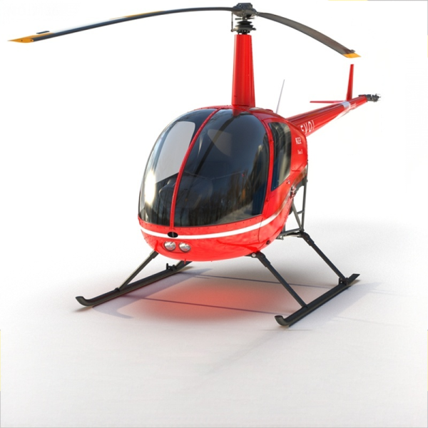 Elicottero Robinson Modello 3D .c4d .max .obj .3ds .fbx .stl .blend