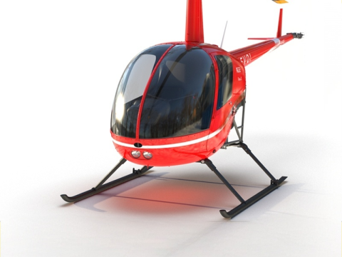 Robinson Helicopter Modèle 3D