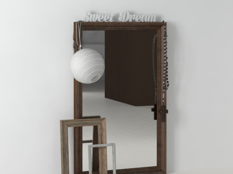 40 Vintage-Dekorationen 3D Modell