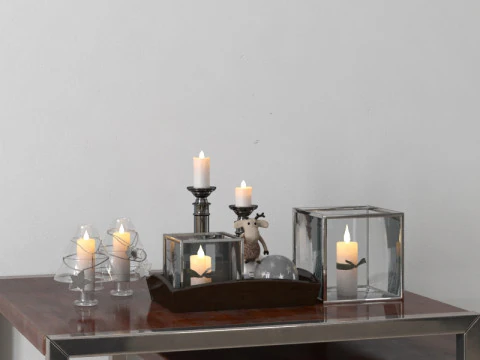 40 vintage decorations 3D Model