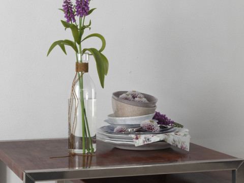 40 Vintage-Dekorationen 3D Modell