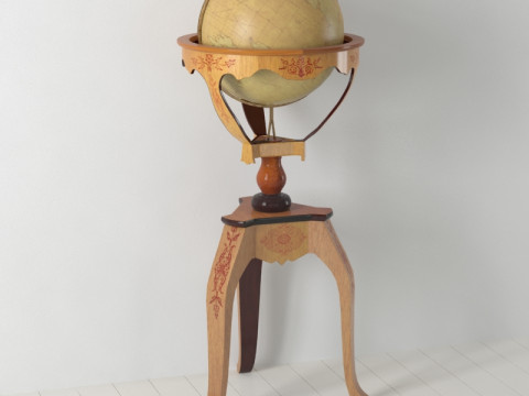 40 Vintage-Dekorationen 3D Modell