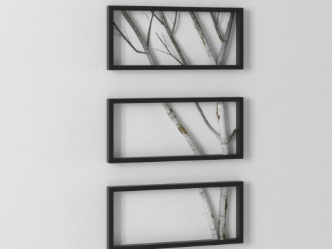 40 Vintage-Dekorationen 3D Modell