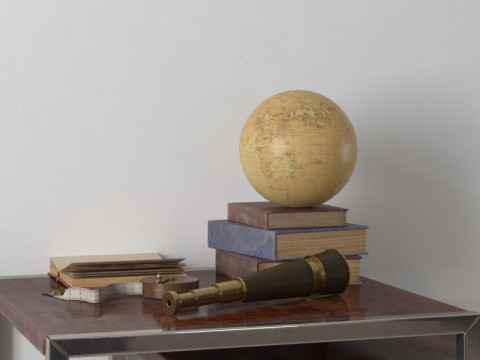 40 Vintage-Dekorationen 3D Modell