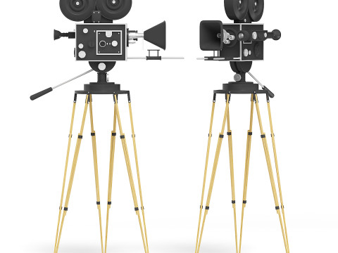 24 types of photography equipment 3D Model