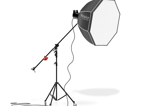 24 types of photography equipment 3D Model