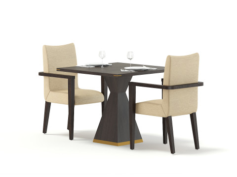 46 móveis de restaurante Modelo 3D