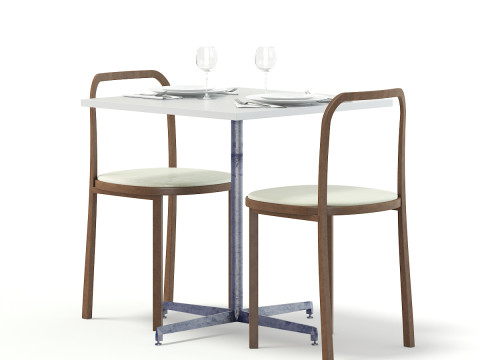 46 móveis de restaurante Modelo 3D