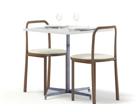 46 restaurant furniture items 3D Model
