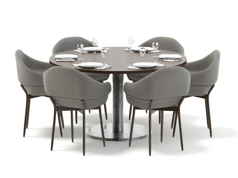 46 móveis de restaurante Modelo 3D