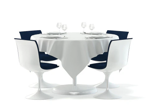 46 restaurant furniture items 3D Model