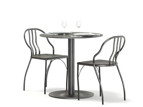 46 móveis de restaurante Modelo 3D