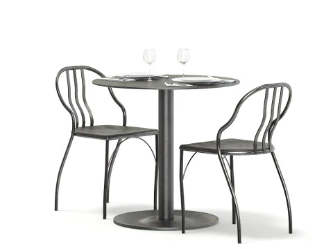 46 restaurant furniture items 3D Model