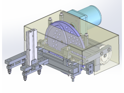 Cam type suction cup mobile manipulator SolidWorks 3D 3D मॉडल