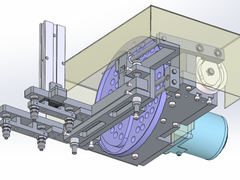 Mobiler Nocken-Saugnapf-Manipulator SolidWorks 3D 3D Modell