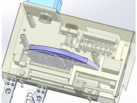 Mobiler Nocken-Saugnapf-Manipulator SolidWorks 3D 3D Modell