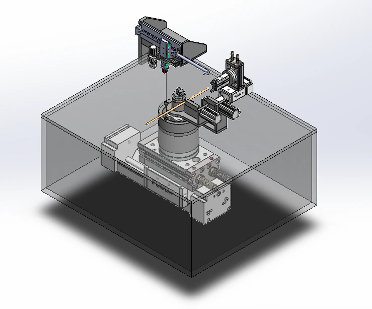 Copper Tube Bending Machine SolidWorks 3D 3D Model .c4d .max .obj .3ds .fbx .stl .blend