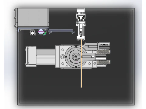 Copper Tube Bending Machine SolidWorks 3D 3D Model