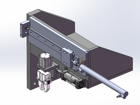 Станок для гибки медных труб SolidWorks 3D 3D Модель