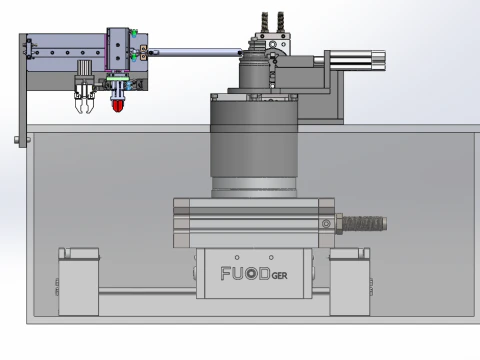 Copper Tube Bending Machine SolidWorks 3D 3D Model