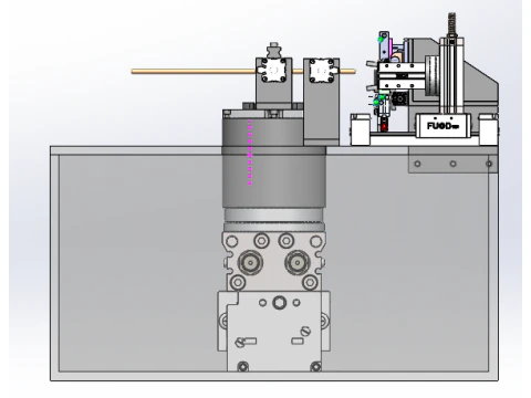Copper Tube Bending Machine SolidWorks 3D 3D Model