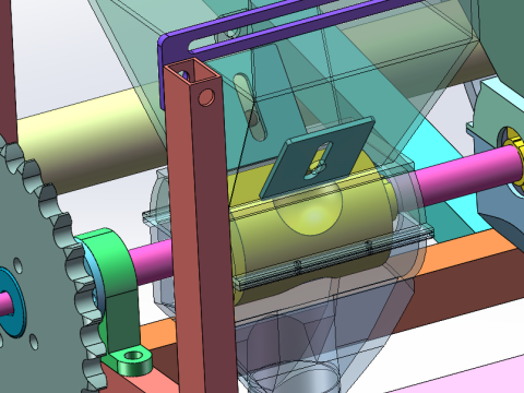 Potato Seeder SolidWorks 3D 3D मॉडल