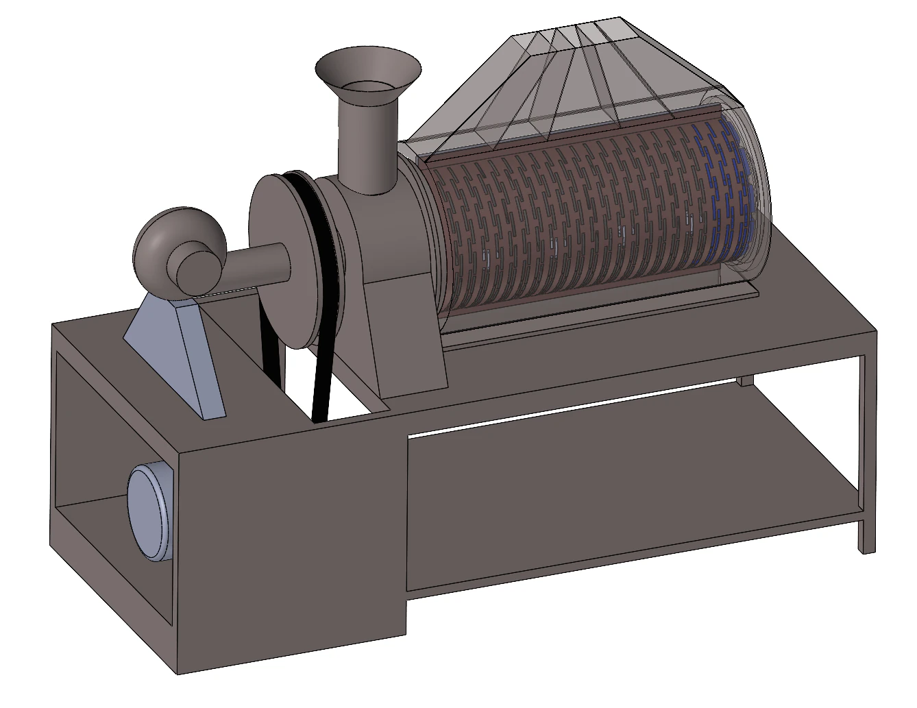 Rice mill SolidWorks 3D 3D Model .c4d .max .obj .3ds .fbx .stl .blend 