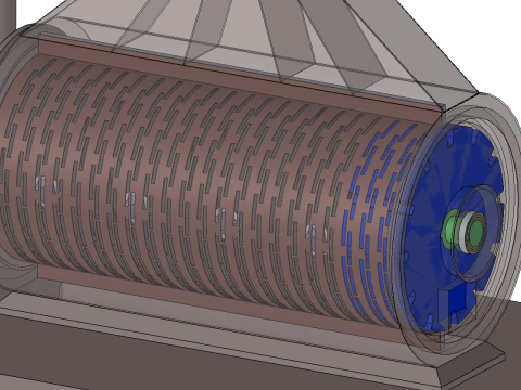 Rice mill SolidWorks 3D 3D Model