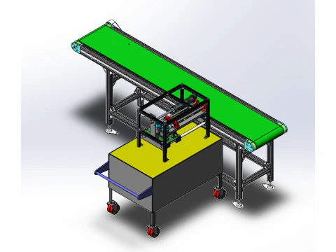 가지과 접목기 모종 본엽 제거 장치 SolidWorks 3D 3D 모델