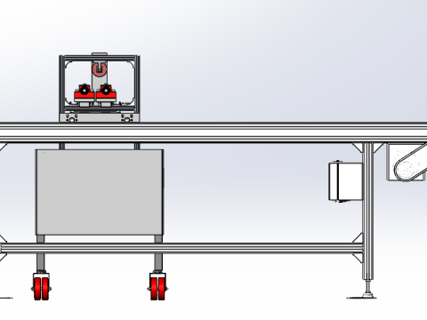 Máquina de injerto de solanáceas Dispositivo de eliminación de hojas verdaderas de plántulas SolidWorks 3D Modelo 3D