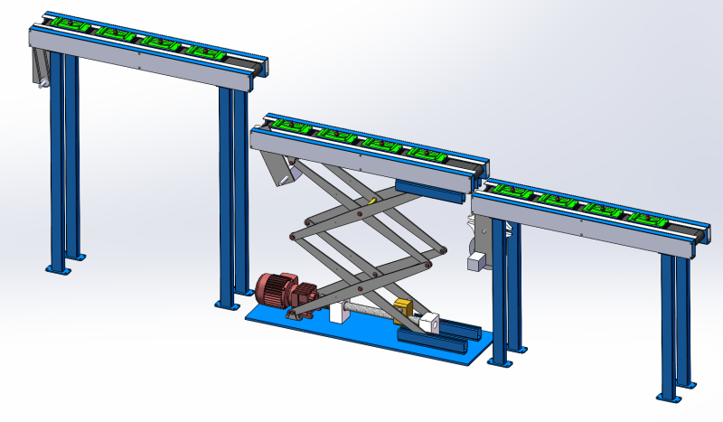 Verbessern Sie die intermittierende Montagelinie SolidWorks 3D 3D Modell .c4d .max .obj .3ds .fbx .stl .blend