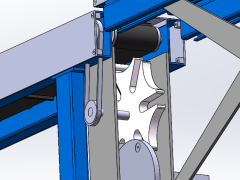 Verbessern Sie die intermittierende Montagelinie SolidWorks 3D 3D Modell