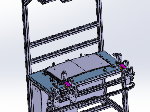 SolidWorks design of skylight polishing station Model 3D