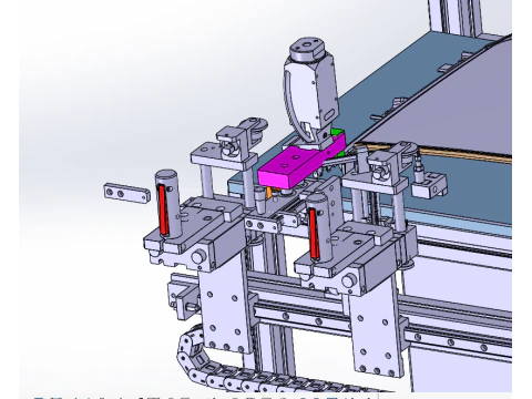SolidWorks design of skylight polishing station 3D Model