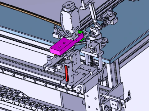 SolidWorks design of skylight polishing station 3D Model