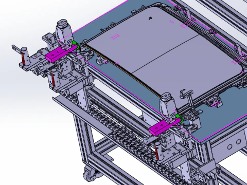 SolidWorks design of skylight polishing station 3D Model