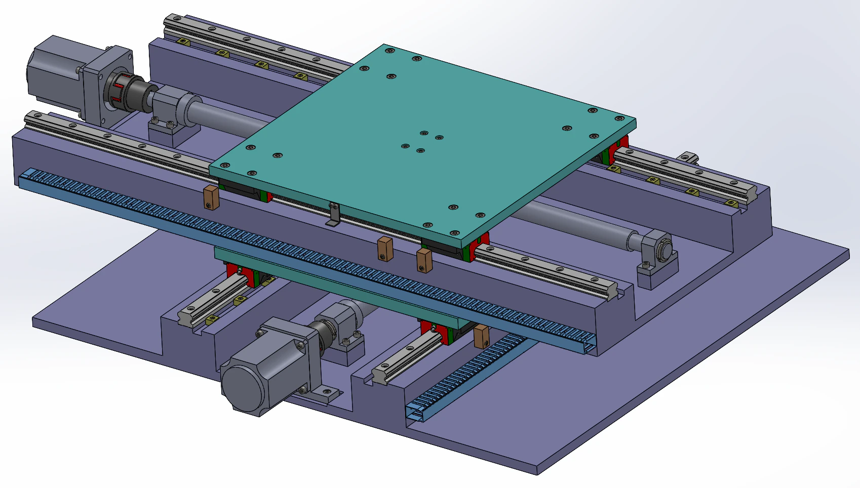 CNC XY Workbench SolidWorks 3D 3D Model .c4d .max .obj .3ds .fbx .stl .blend 