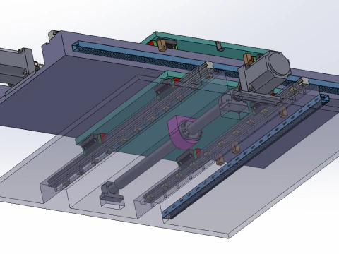 CNC XY Workbench SolidWorks 3D 3D Model