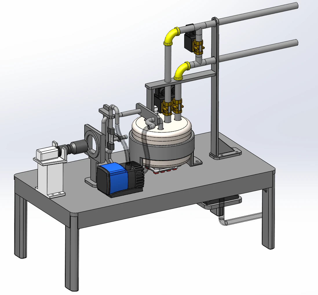 Water source impurity analysis device SolidWorks 3D 3D Model .c4d .max .obj .3ds .fbx .stl .blend