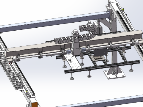 Vierachsiges bewegliches Portal SolidWorks 3D 3D Modell
