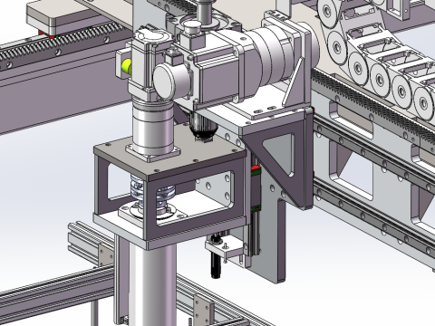 Vierachsiges bewegliches Portal SolidWorks 3D 3D Modell