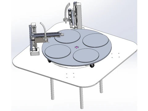 Conception d'une machine &agrave; suspendre les g&acirc;teaux SolidWorks Modèle 3D