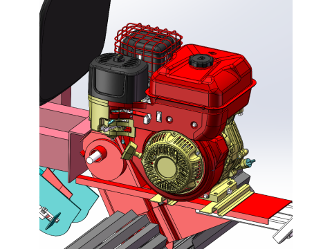 Entwurf einer Ingwersämaschine mit SolidWorks 3D Modell